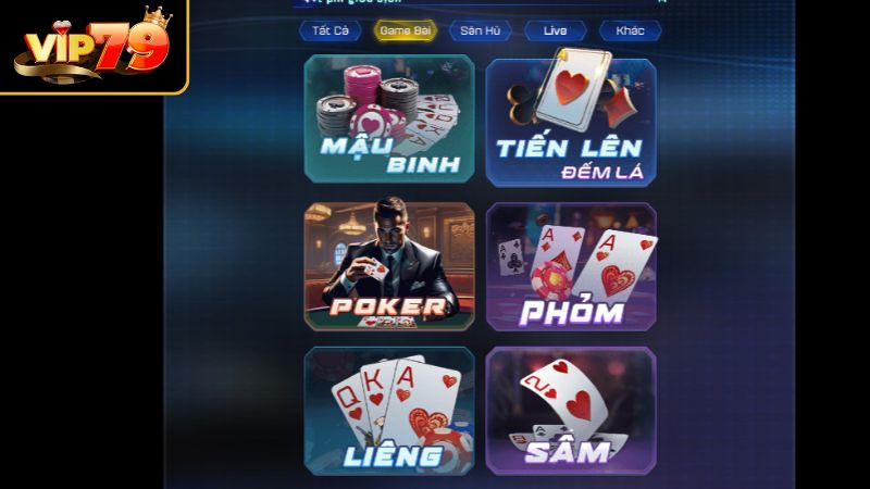 Game bài đổi thưởng Vip79 thu hút đông đảo người chơi tham gia 