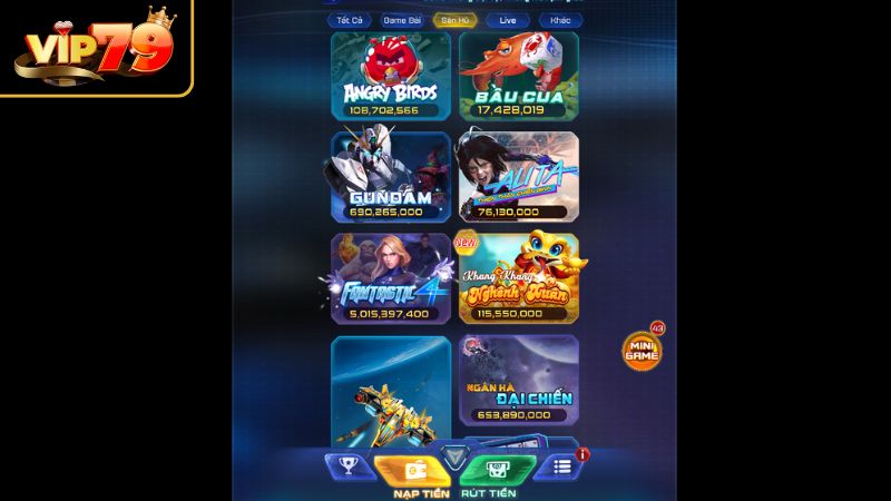 Trải Nghiệm Game Slot VIP79 Độc Đáo Cùng Jackpot Khủng Tìm hiểu về sảnh game Slot VIP79